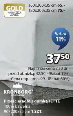 JYSK Prześcieradło z gumką Jette oferta