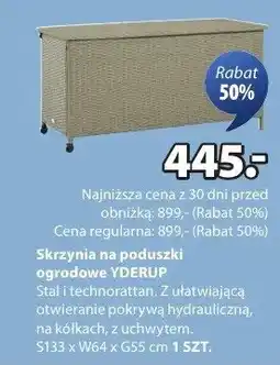 JYSK Skrzynia na poduszki ogrodowe oferta