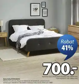 JYSK Rama łóżka Kongsberg oferta