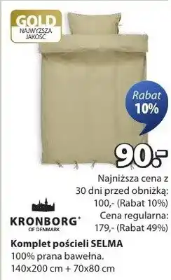 JYSK Komplet pościeli Selma oferta