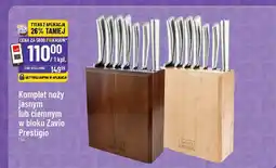 Polomarket Komplet noży jasnym lub ciemnym w bloku Prestigio oferta