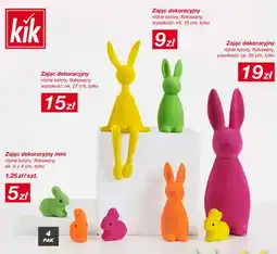 KiK Zając dekoracyjny mini oferta