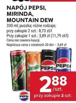 Stokrotka Napój Pepsi, Mirinda, Mountain Dew oferta