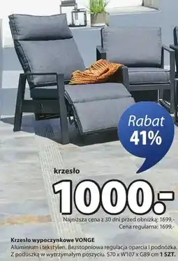 JYSK Krzesło wypoczynkowe oferta