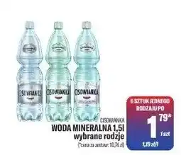 TomiMarkt Woda mineralna wybrane rodzaje oferta