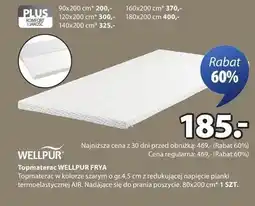 JYSK Topmaterac Wellpur Frya oferta