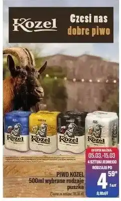 TomiMarkt Piwo Kozel 500ml wybrane rodzaje puszka oferta
