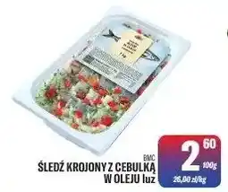 TomiMarkt Śledź krojony z cebulą w oleju luz oferta