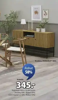 JYSK Krzesło GUDERUP oferta