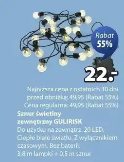 JYSK Sznur świetlny zewnętrzny oferta