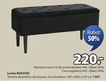 JYSK Ławka BADSTED oferta