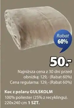 JYSK Koc z polaru Gulskölm oferta