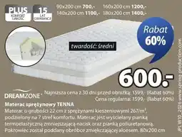 JYSK Materac piankowy Dreamzone oferta