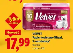 Lidl Papier toaletowy Velvet oferta
