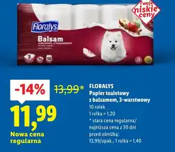 Lidl Papier toaletowy Floralys oferta