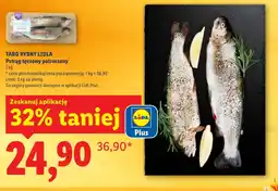 Lidl Pstrąg tęczowy Targ rybny Lidla oferta