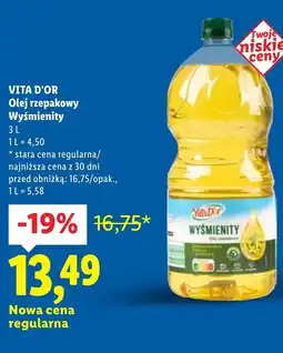 Lidl Olej VITA D'OR oferta