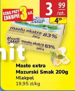 API MARKET Masło ekstra Mazurski Smak oferta