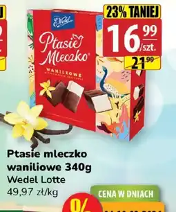 API MARKET Ptasie mleczko waniliowe Wedel Lotte oferta