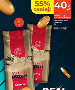 Dealz Swisso Kaffee Kawa ziarnista Crema oferta
