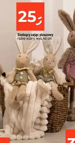 Dealz Siedzący zając pluszowy oferta