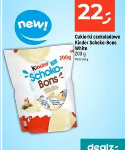 Dealz Cukierki czekoladowe Kinder Schoko-Bons White oferta