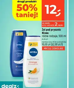 Dealz Nivea Zel pod prysznic oferta