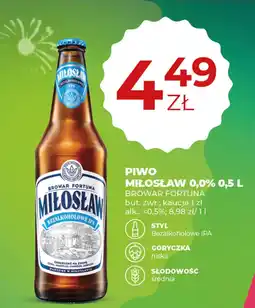 Duży Ben Piwo miłosław 0,0% browar fortuna oferta