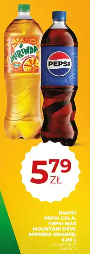 Duży Ben Napój pepsi cola, pepsi max mountain dew, mirinda orange oferta