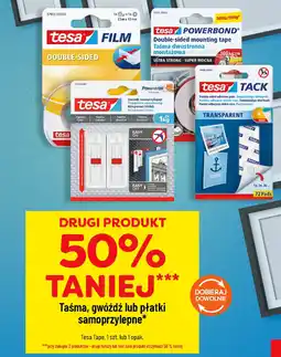 Polomarket Taśma, gwóźdź lub płatki samoprzylepne Tesa Tape oferta