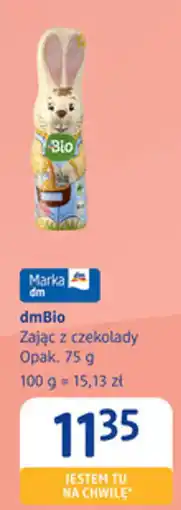 dm drogerie markt DmBio Zając z czekolady oferta
