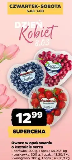 Netto Owoce w opakowaniu o kształcie serca oferta