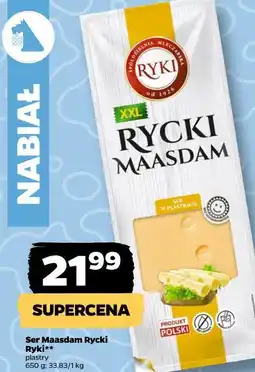 Netto Ser Maasdam Rycki Ryki plastry oferta