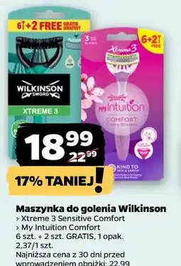 Netto Maszynka do golenia Wilkinson (Xtreme 3, My Intuition Comfort) oferta