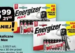 Netto Baterie alkaliczne Energizer Max oferta