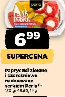Netto Papryczki zielone i czereśniowe nadziewane serkiem Perla oferta