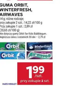 Stokrotka Guma Orbit, Winterfresh, Airwaves oferta