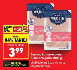 Biedronka Szynka konserwowa oferta