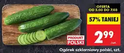 Biedronka Ogórek szklarniowy polski oferta
