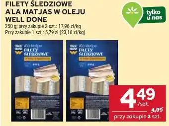 Stokrotka Filety śledziowe a'la Matjas w oleju Well Done oferta