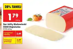 Biedronka Ser żółty Białowieski OSM Hajnówka oferta