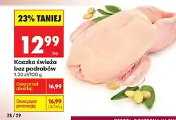 Biedronka Kaczka świeża bez podrobów oferta