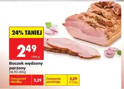 Biedronka Boczek wędzony parzony oferta