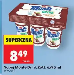 Biedronka Napój Drink Zott oferta