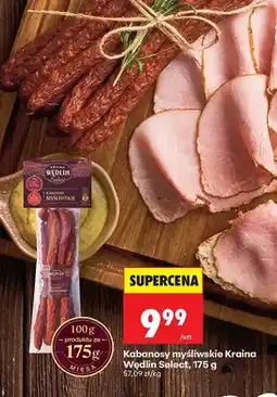 Biedronka Kabanosy myśliwskie Kraina Wędlin Select oferta