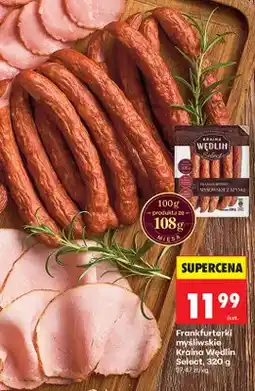 Biedronka Frankfurterki myśliwskie z szynki oferta
