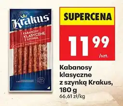 Biedronka Kabanosy klasyczne z szynką oferta