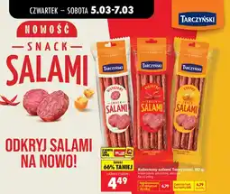 Biedronka Snack salami wieprzowe oferta