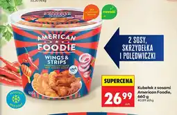 Biedronka Kubełek z sosami Wings & Strips chicken popcorn & sauces hot honey sauce oferta