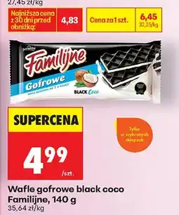 Biedronka Wafle gofrowe black coco oferta